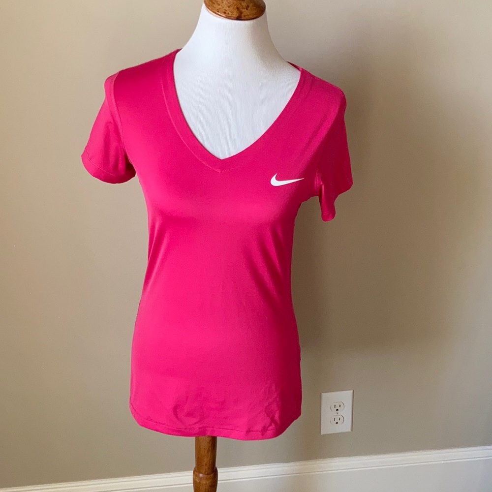 Nike dri-fit pink athletic shirt